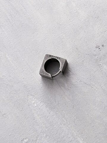 REYTEL Earring 'WINKEL' in Silver: front