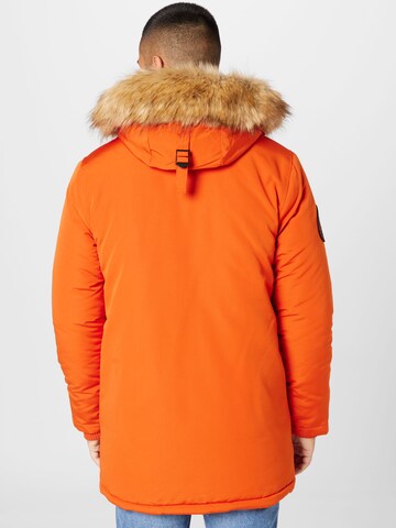 Superdry - Parka de inverno 'Everest' em laranja