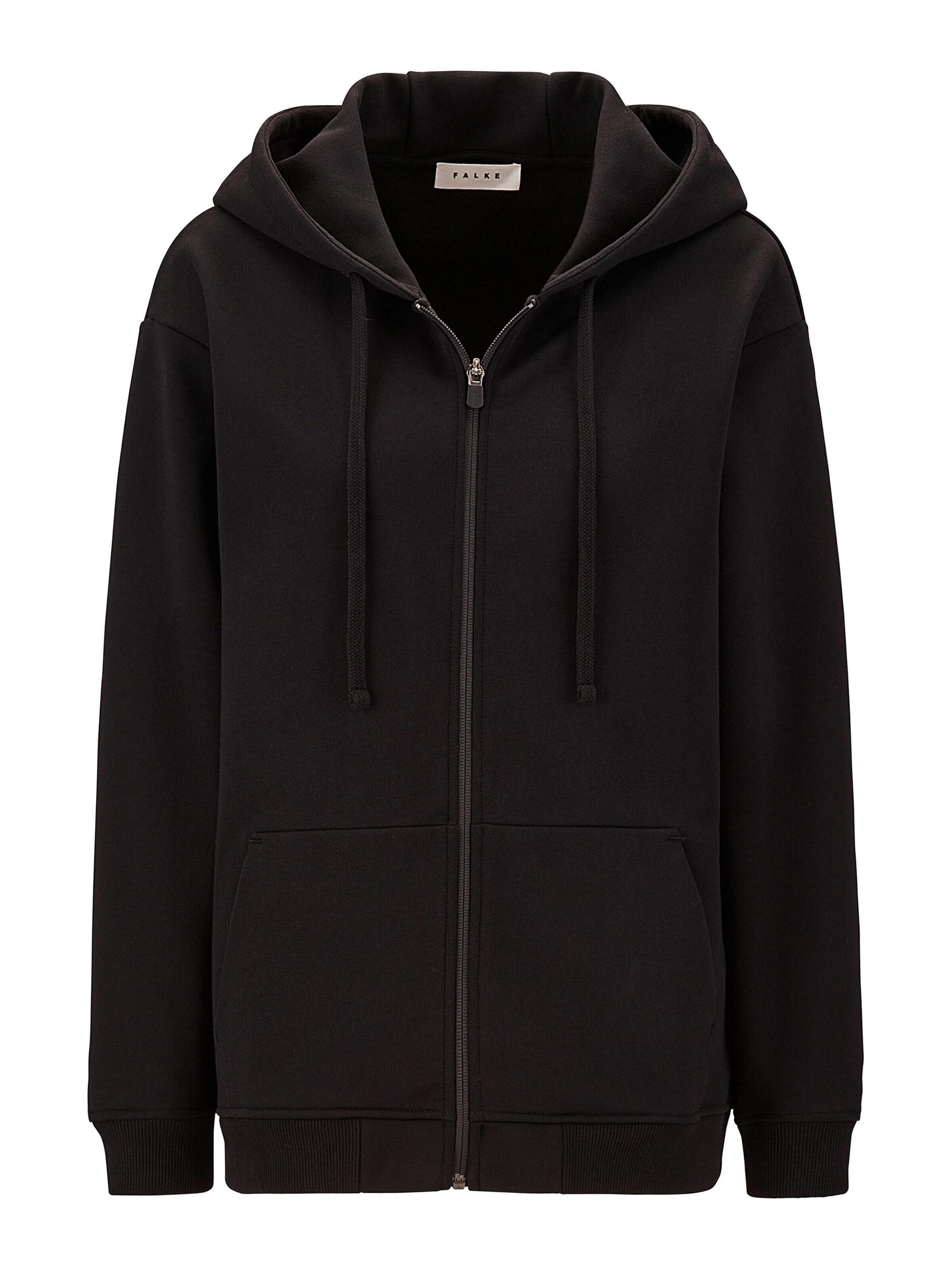 FALKE Sweatjacke 'Sweat'‌‌‌‌‌‌‌ in Schwarz