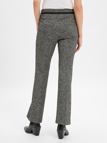 Regular Pantalon à pince 'Francoise' Cambio en noir