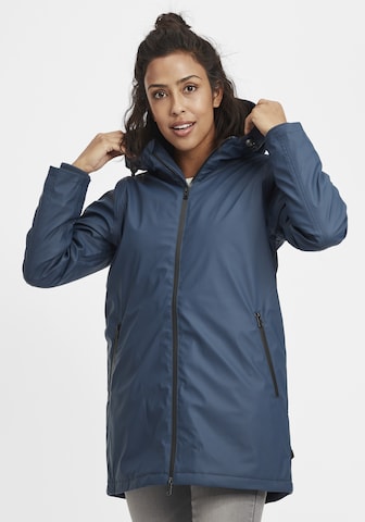 Oxmo Between-Season Jacket in Blue: front