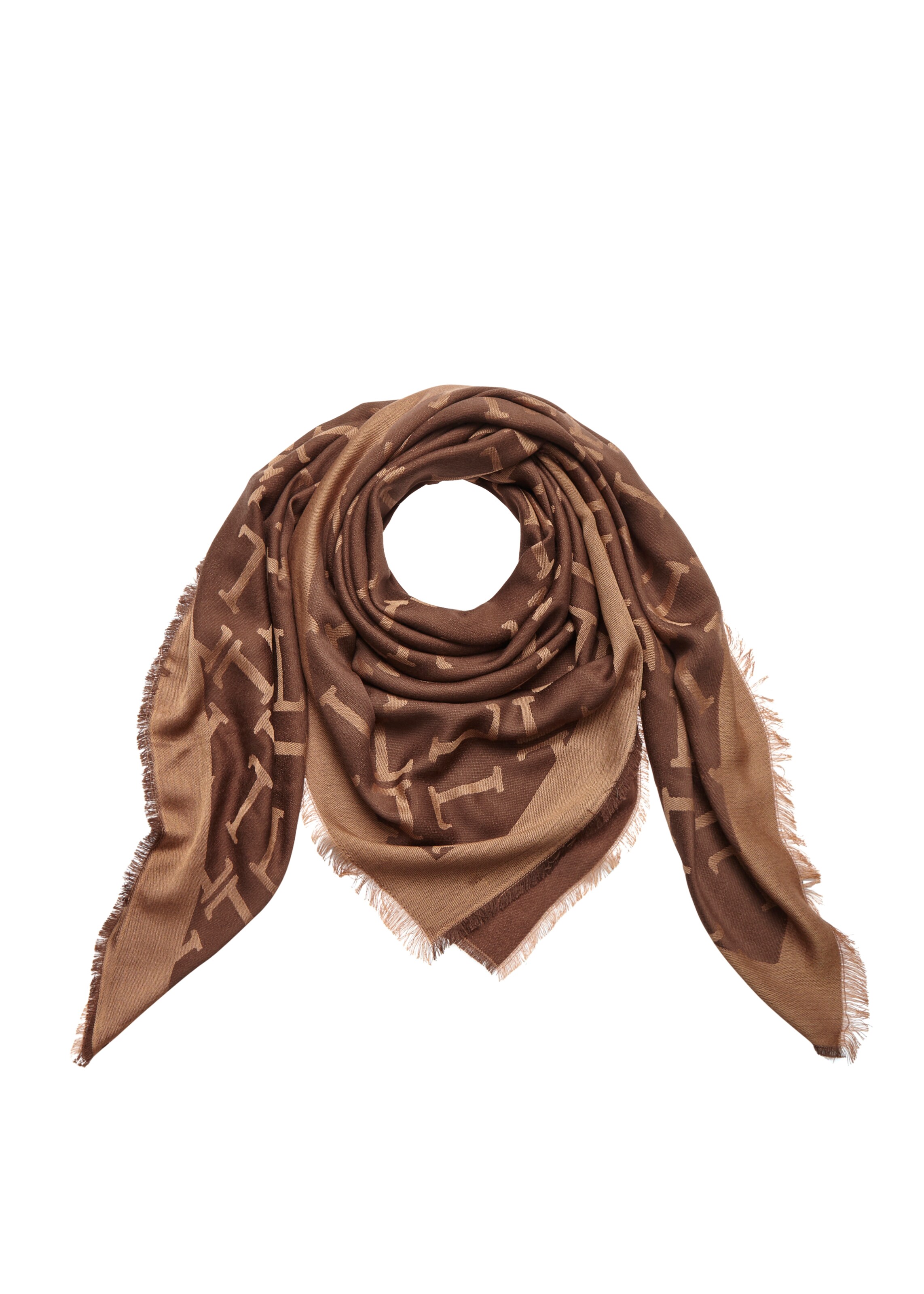 Foulard LASCANA en marron : devant