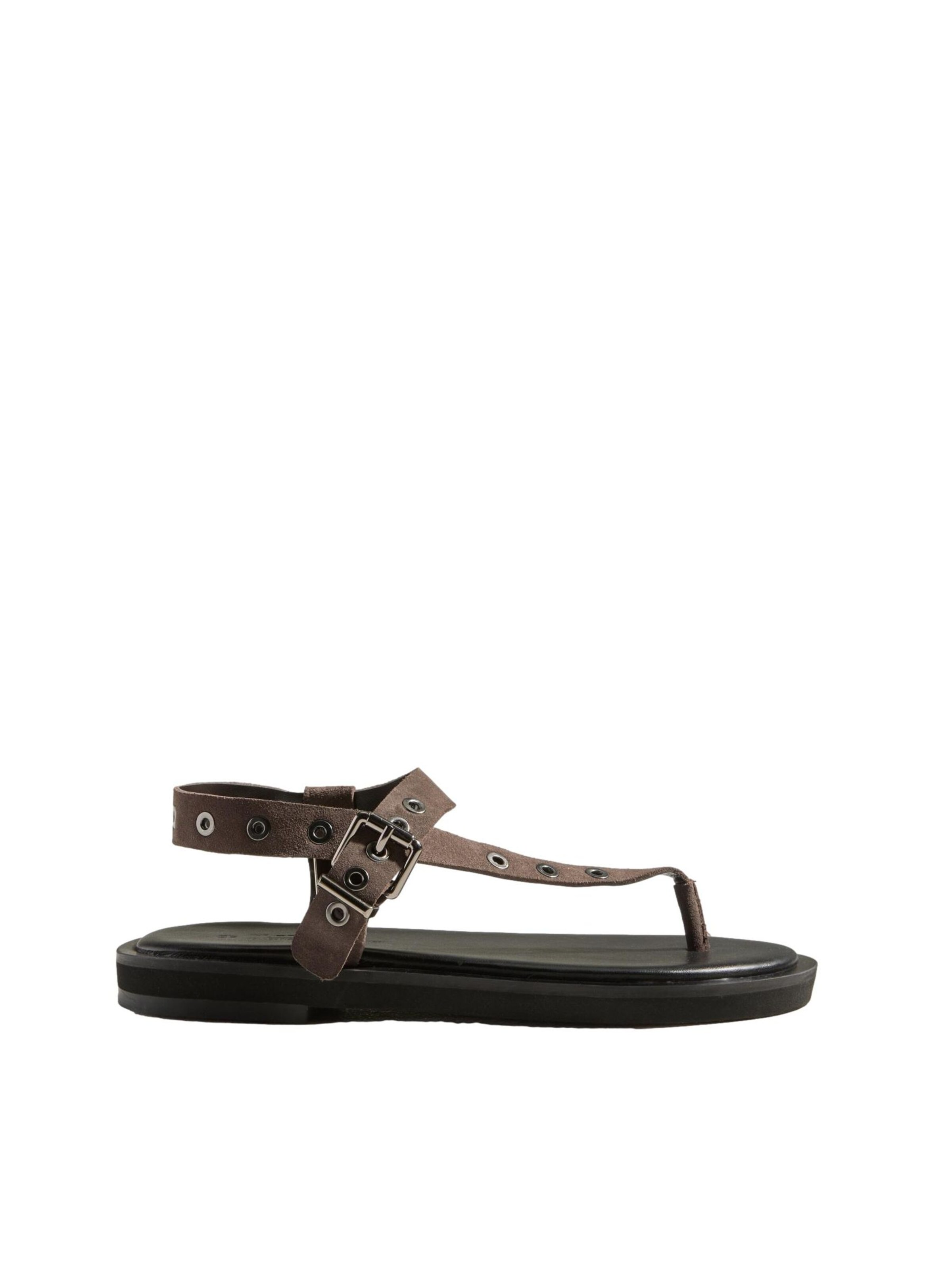 Next T-Bar Sandals in Brown
