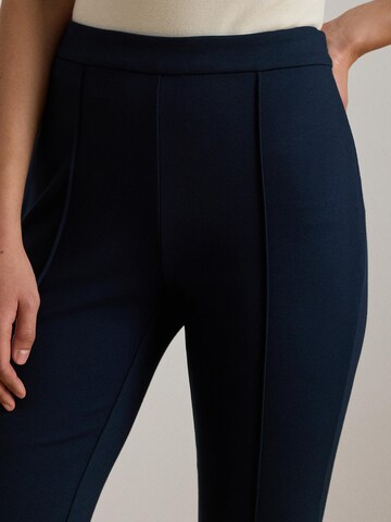 Lauren Ralph Lauren Slimfit Kalhoty – modrá