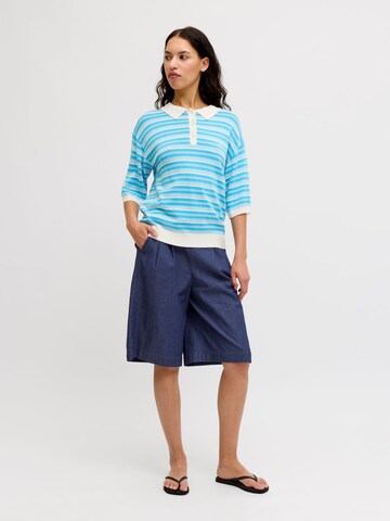 JJXX - Pierna ancha Pantalón vaquero plisado 'JXDEbby' en azul