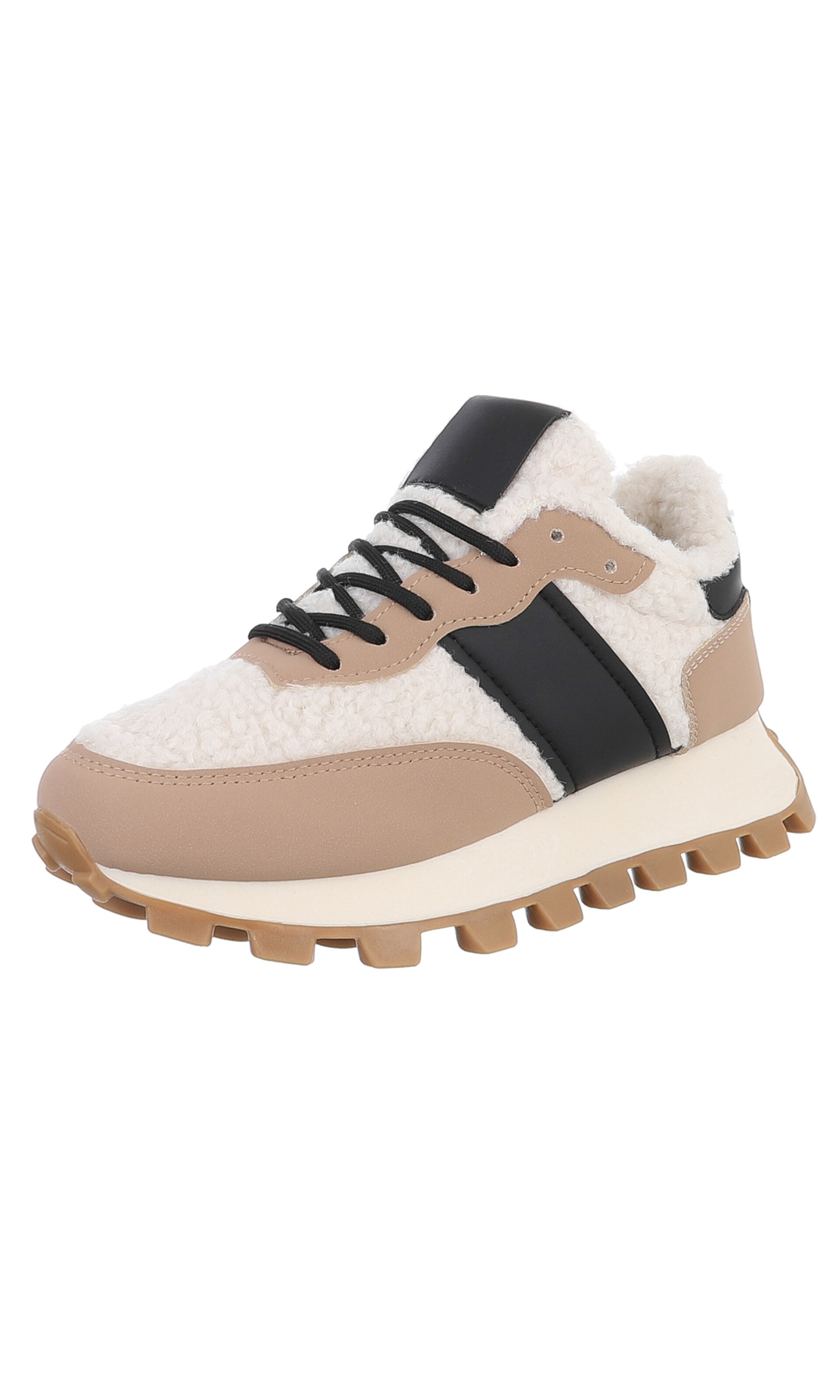 Ital-Design Sneakers in Light brown / Black, Item view