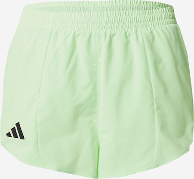 ADIDAS PERFORMANCE Pantalon de sport 'ADIZERO' en vert clair / noir, Vue avec produit