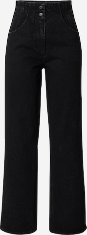 EDITED רגיל ג'ינס בשחור: מלפנים