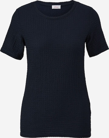 s.Oliver Shirt in Blauw: voorkant