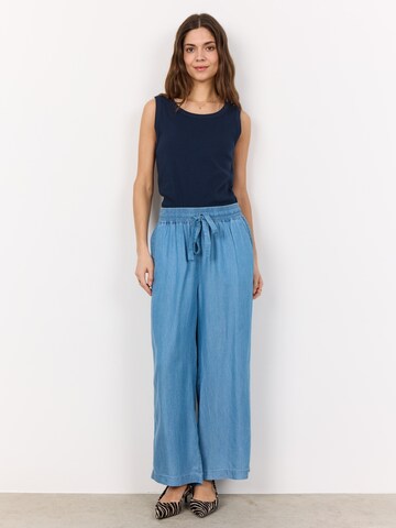 Loosefit Pantalon 'Liv 25' Soyaconcept en bleu