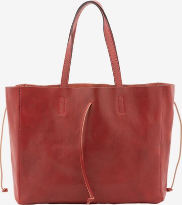 Borsa a spalla 'Borsa a Spalla Vera Pelle Alessia Firenze - Chiusura Lacci' di Alessia Firenze in rosso: frontale