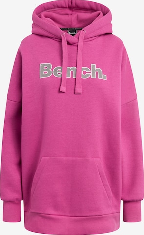 BENCH Sweatshirt 'Dayla' in Pink: predná strana