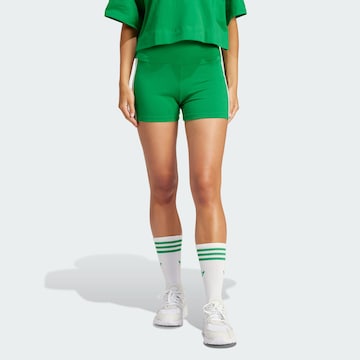 ADIDAS ORIGINALS Skinny Leggings in Green: front