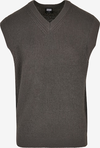 Urban Classics Sweater Vest in Grey: front
