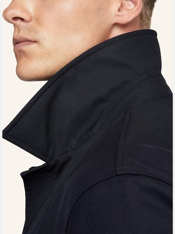 Boggi Milano Between-seasons coat 'Pea' in Blue