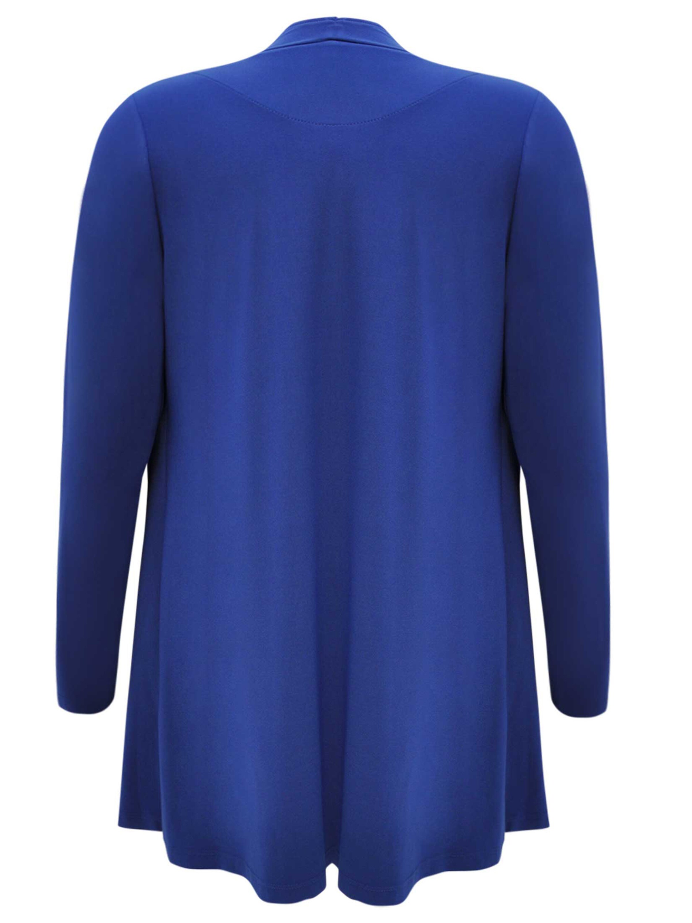 YOEK Gebreid vest in Blauw