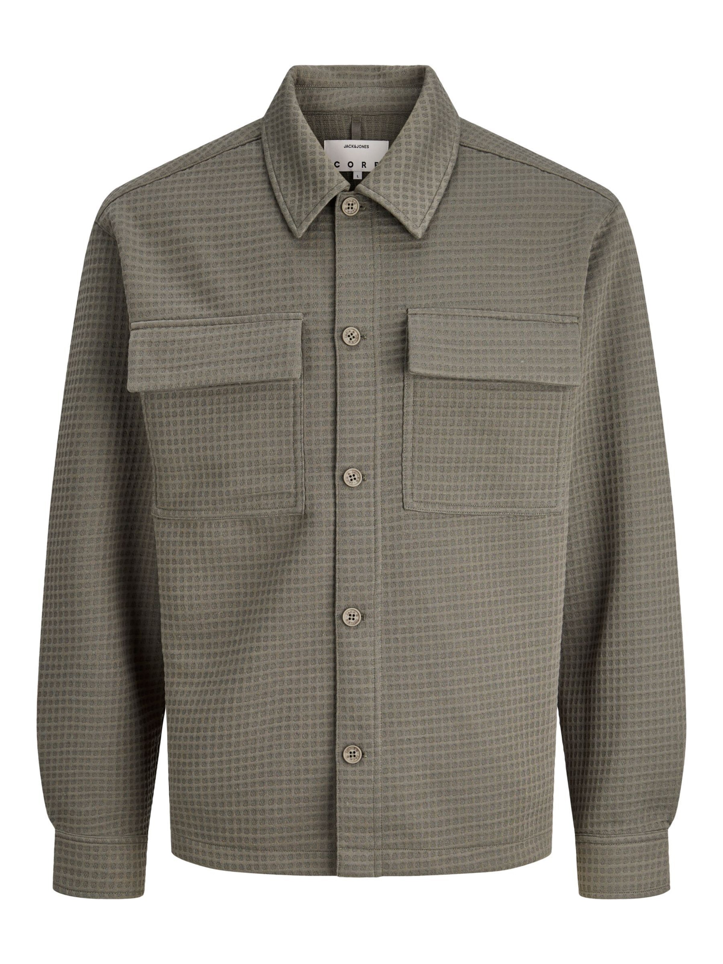 JACK & JONES Business shirt in Green: front