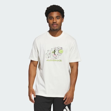 ADIDAS PERFORMANCE Functioneel shirt 'That Dawg In Em' in Wit: voorkant