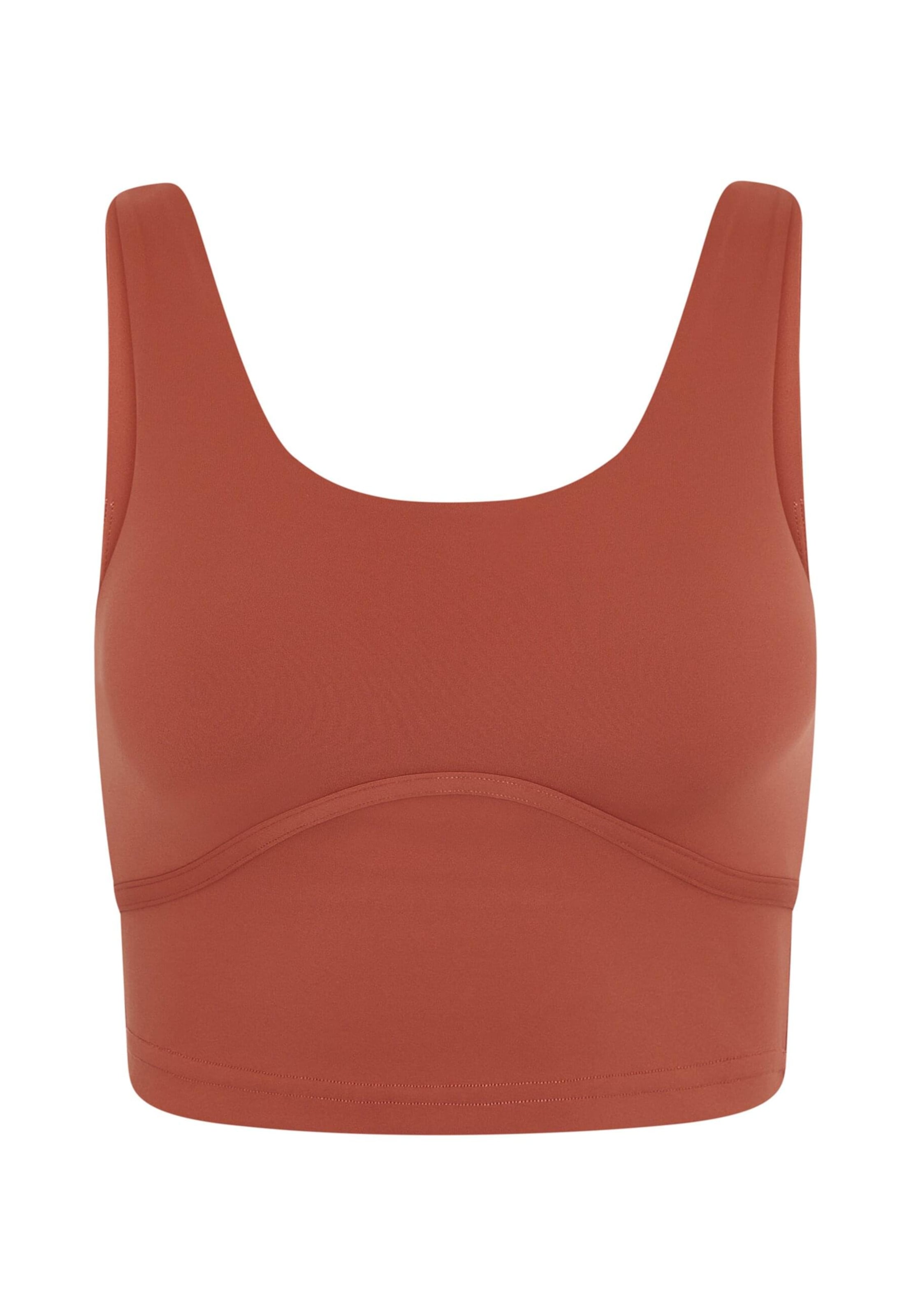 Born Living Yoga Sporttop 'Sayani' in Oranje: voorkant