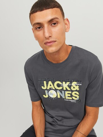 JACK & JONES T-Shirt 'Dust' in Grau