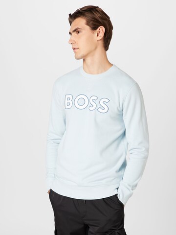 BOSS Sweatshirt in Blue: front