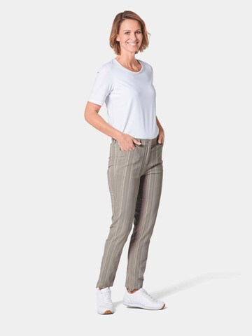 Regular Pantalon Goldner en gris