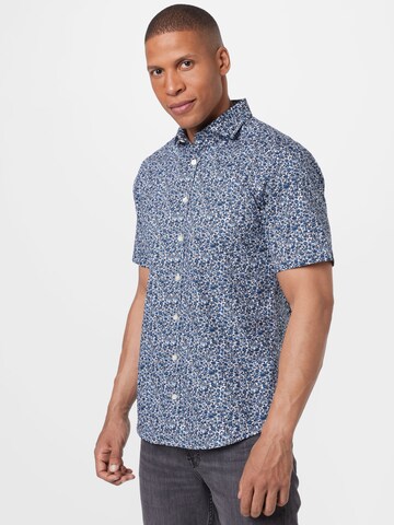 BRAX Regular fit Button Up Shirt 'Hardy' in Blue: front