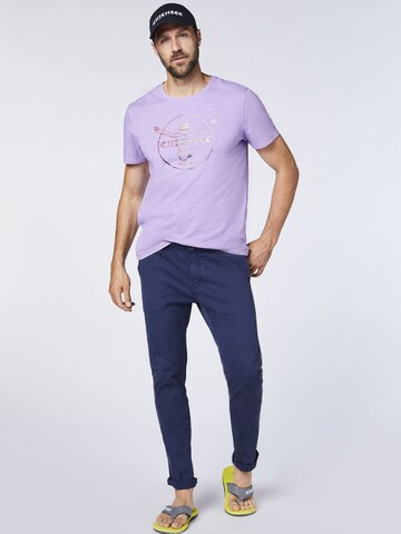 CHIEMSEE Regular Fit T-Shirt in Lila