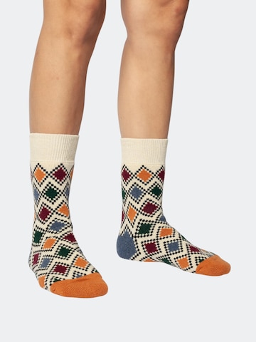 Chaussettes 'Extra Cozy Paul' DillySocks en mélange de couleurs : devant
