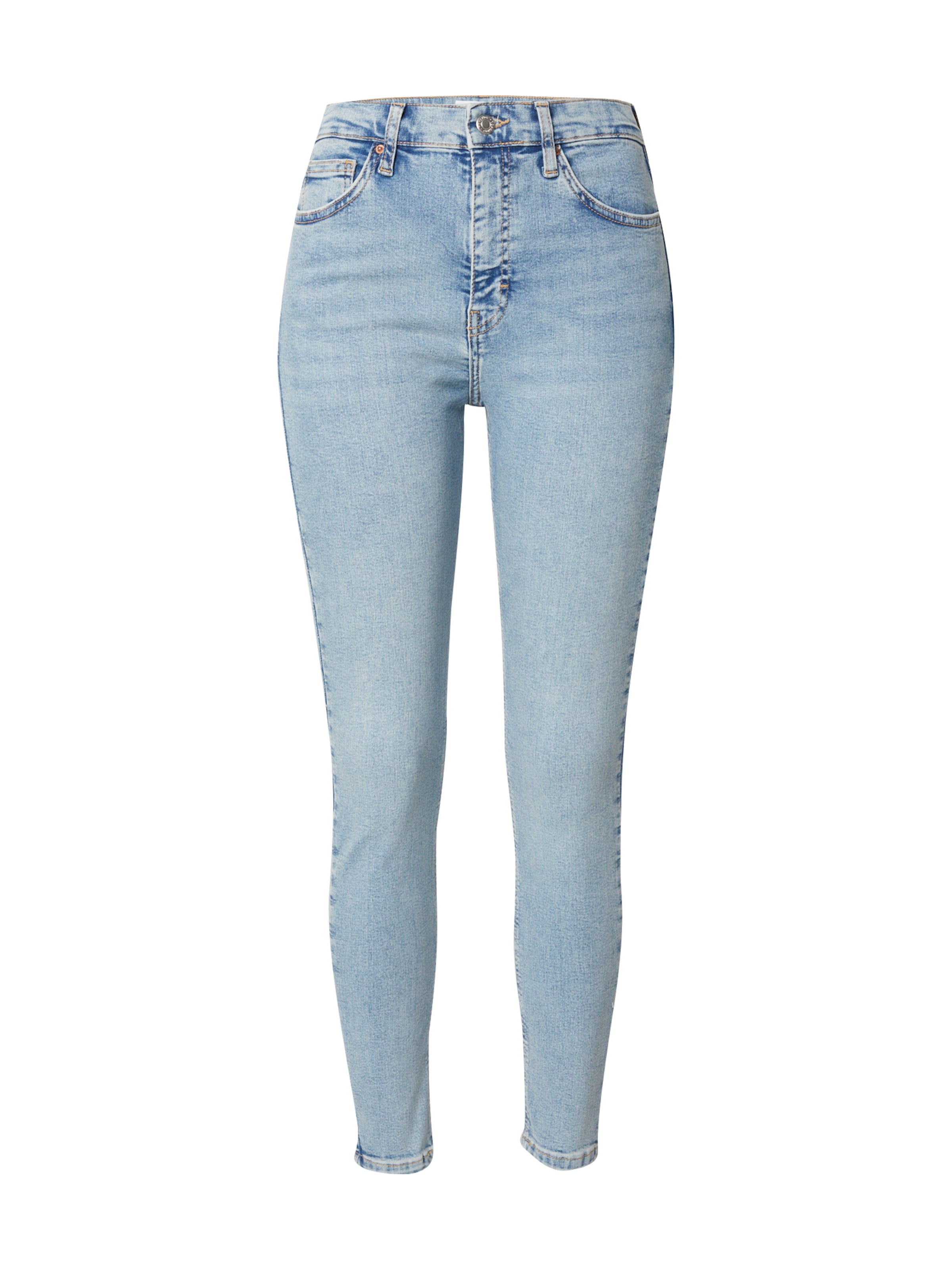 TOPSHOP Skinny Jeans 'Hourglass' in Blue: front