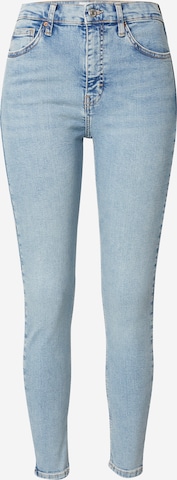 Skinny Jean 'Hourglass' TOPSHOP en bleu : devant