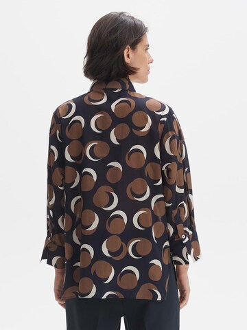 OPUS Bluse 'Fumina City' in Blau