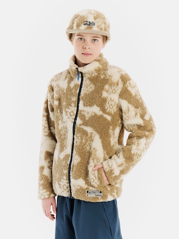 PROTEST Fleece jas 'PRTMalton JR' in Bruin