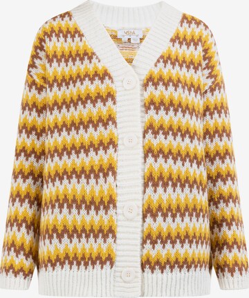 usha FESTIVAL Knit Cardigan in Yellow: front