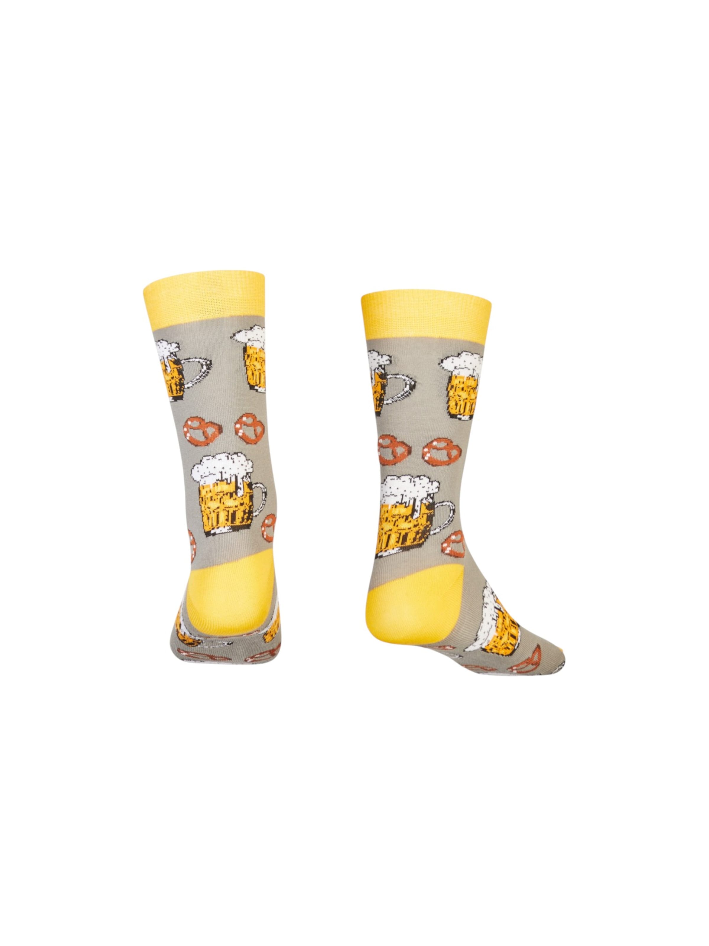 AbgeStrumpft Socks 'Bier' in Grey