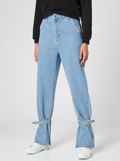 Jeans 'Abby' Hoermanseder x About You pe albastru denim, Vizualizare model