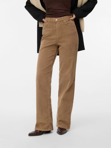 VERO MODA Baggy Broek 'Tessa' in Bruin