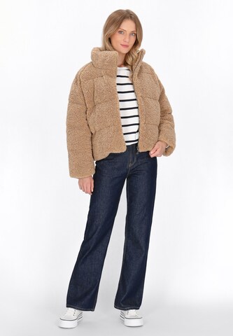 DreiMaster Maritim Winterjas in Beige