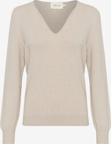 Cream Sweater 'Dela' in Beige: front