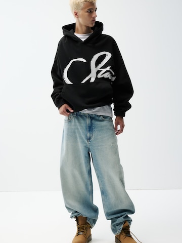 Pull&Bear Bluzka sportowa w kolorze czarny