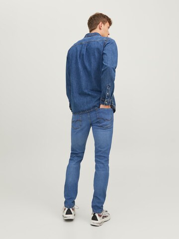 Coupe slim Jean 'Glenn' JACK & JONES en bleu