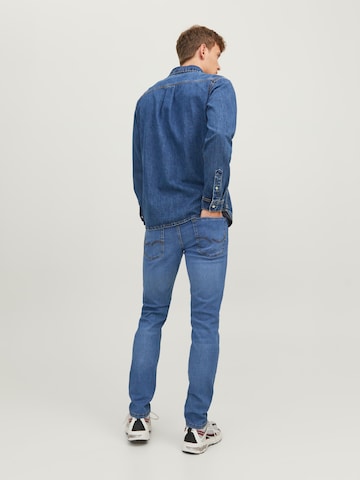 JACK & JONES Slimfit Jeans 'Glenn' i blå