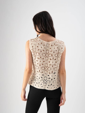 MND Väst 'Crochy' i beige