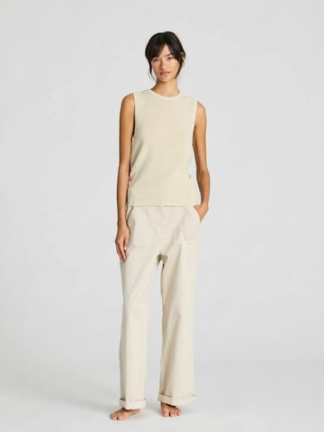 Gai+Lisva Gebreide top 'Sofie' in Beige