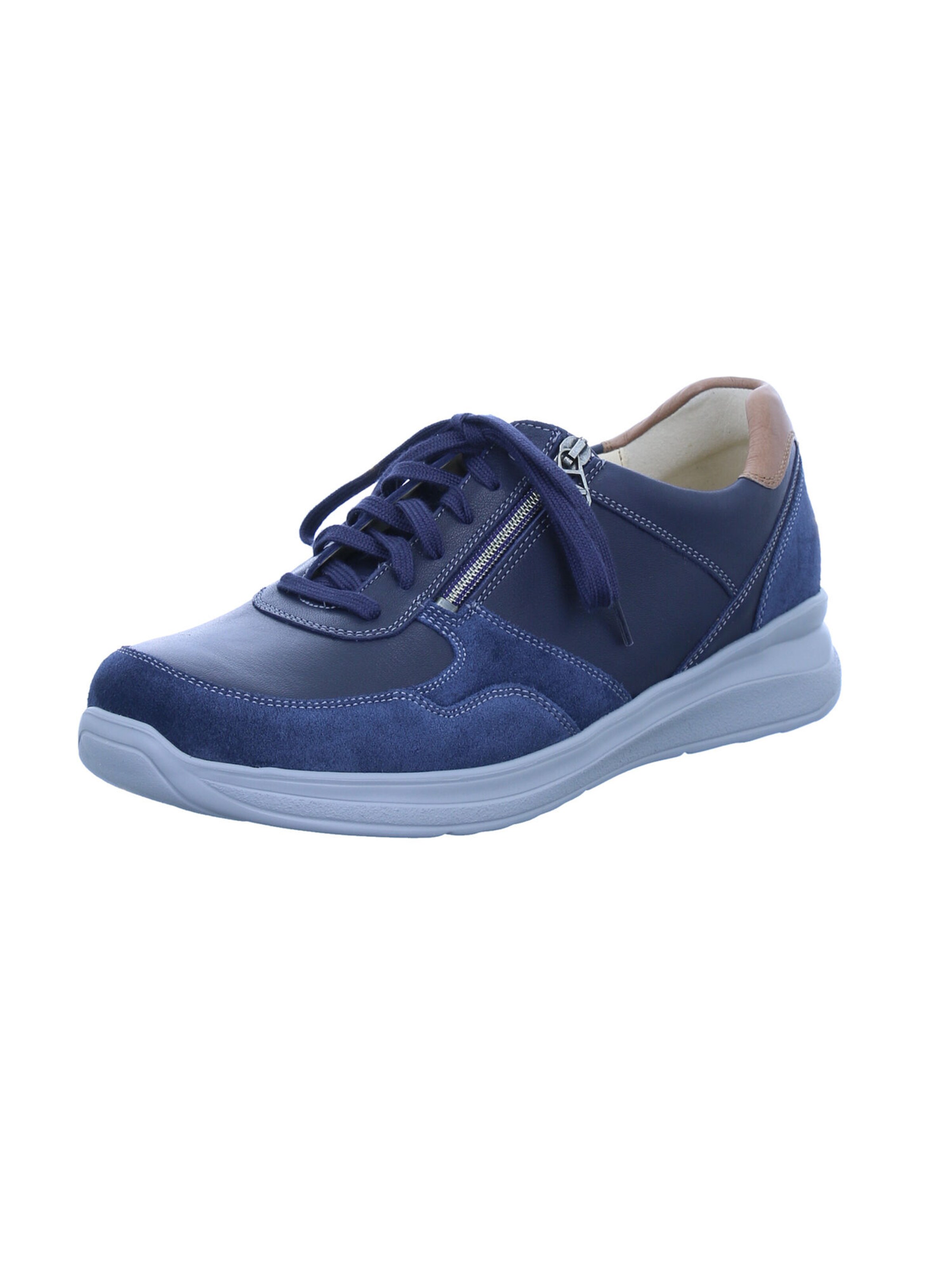 Ganter Lace-Up Shoes 'Harald' in Blue: front