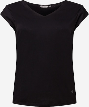 T-shirt Tom Tailor Women + en noir : devant