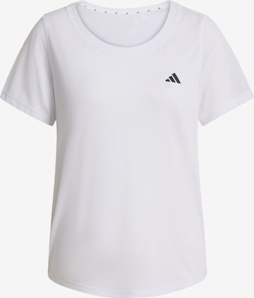 ADIDAS PERFORMANCE Functioneel shirt 'Essentials' in Wit: voorkant