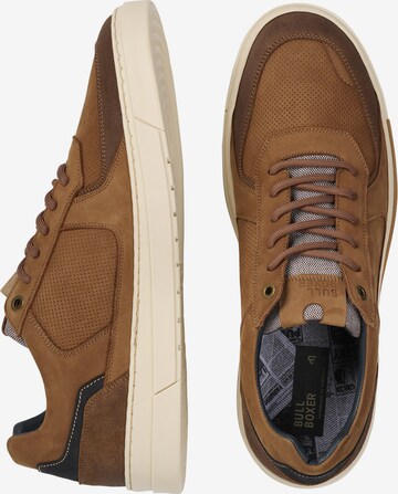 BULLBOXER Sneakers laag 'Jesse' in Bruin