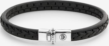Bracelet Rebel & Rose en noir : devant