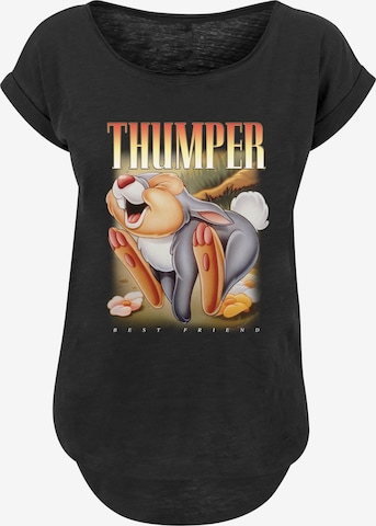 F4NT4STIC Shirt 'Thumper Montage' in Schwarz: Vorderseite
